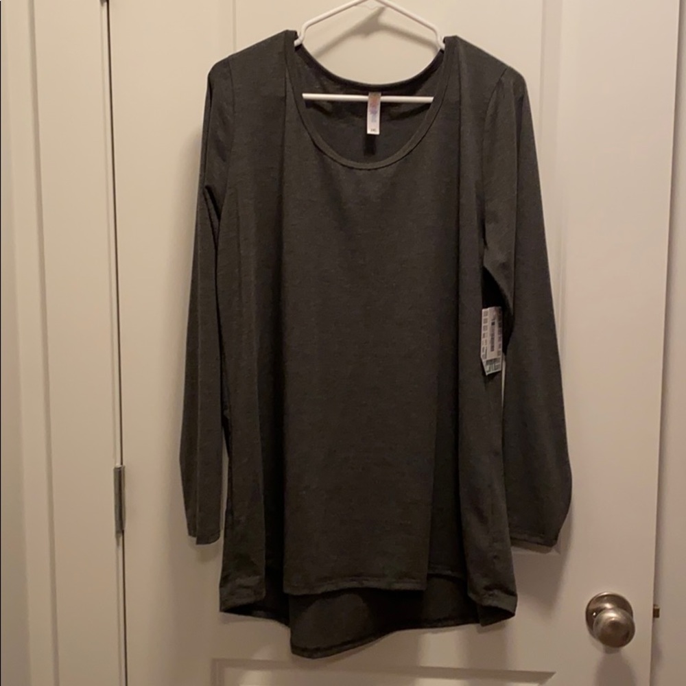 LuLaRoe Dark Grey Lynnae 2XL